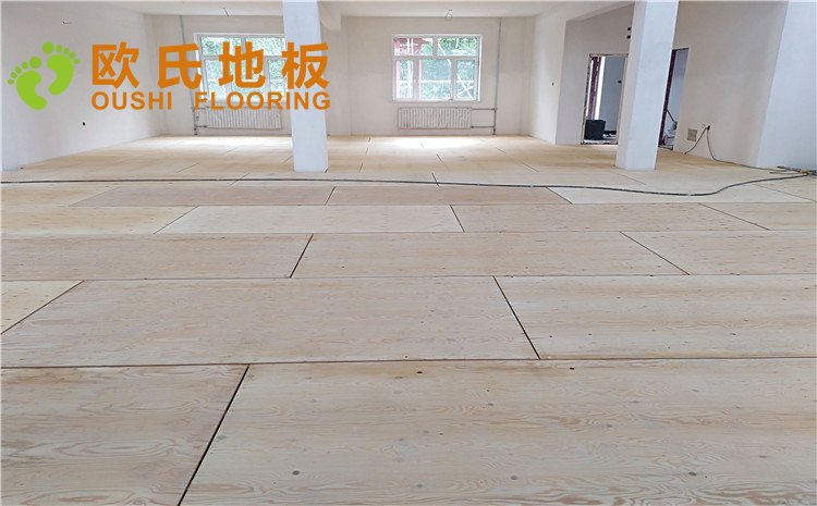 佳木斯市同江消防隊(duì)籃球館木地板項(xiàng)目—?dú)W氏實(shí)木運(yùn)動地板